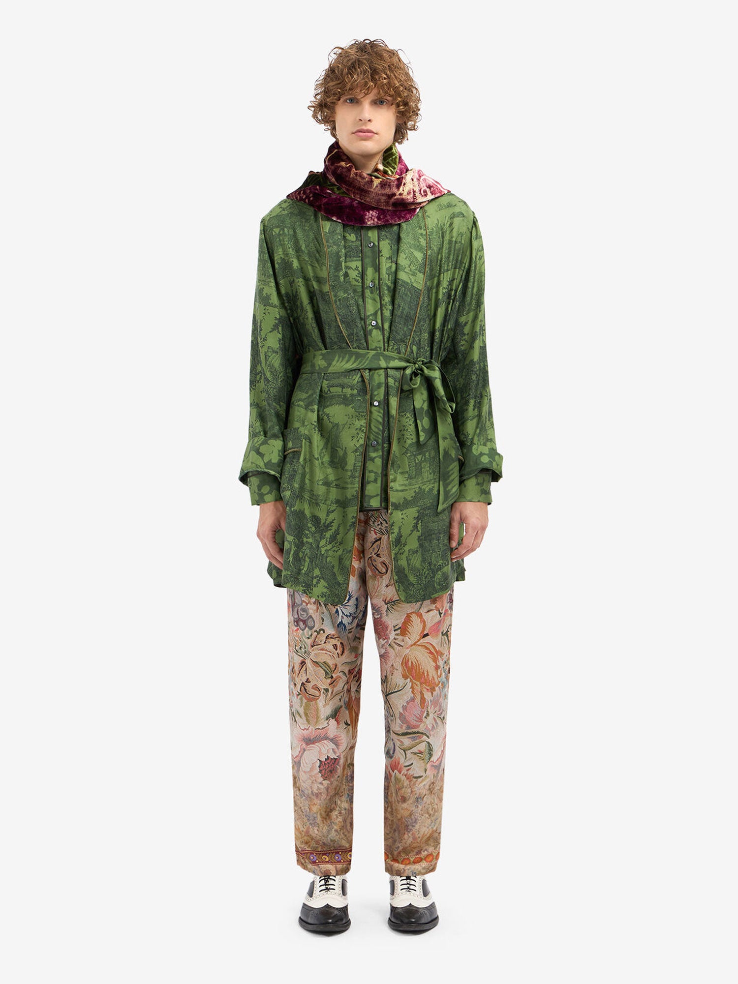 ALOE DRAW STRING PANTS FLORAL - Image 5