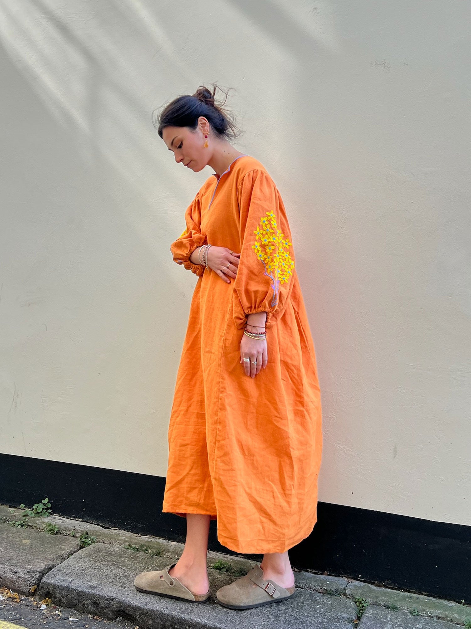 BLOOM DRESS ORANGE - Image 4