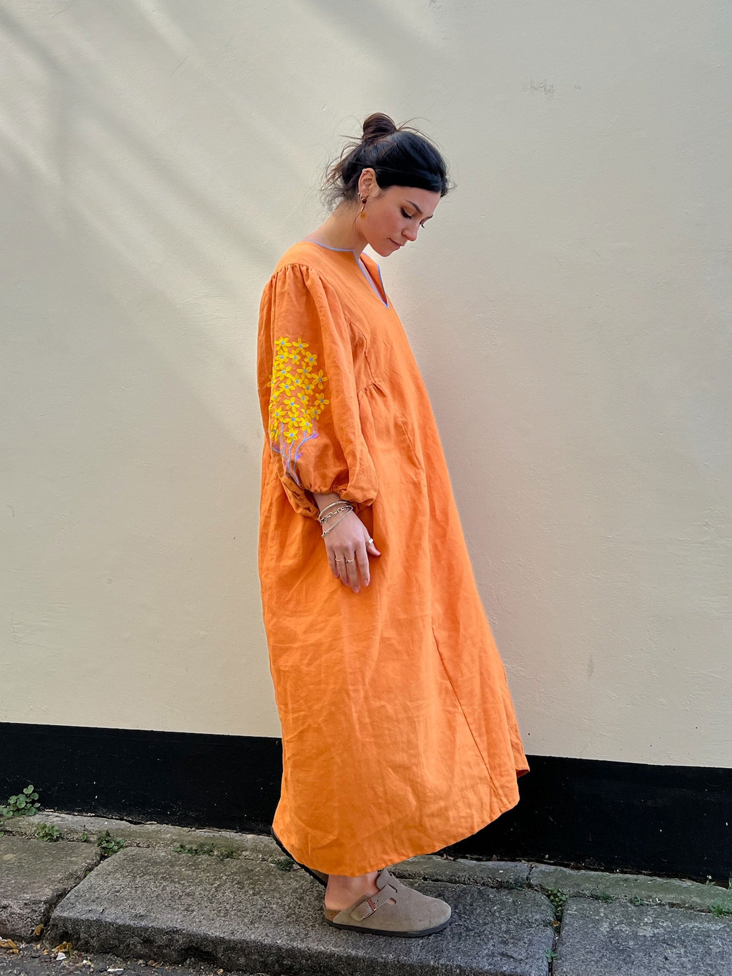BLOOM DRESS ORANGE - Image 3