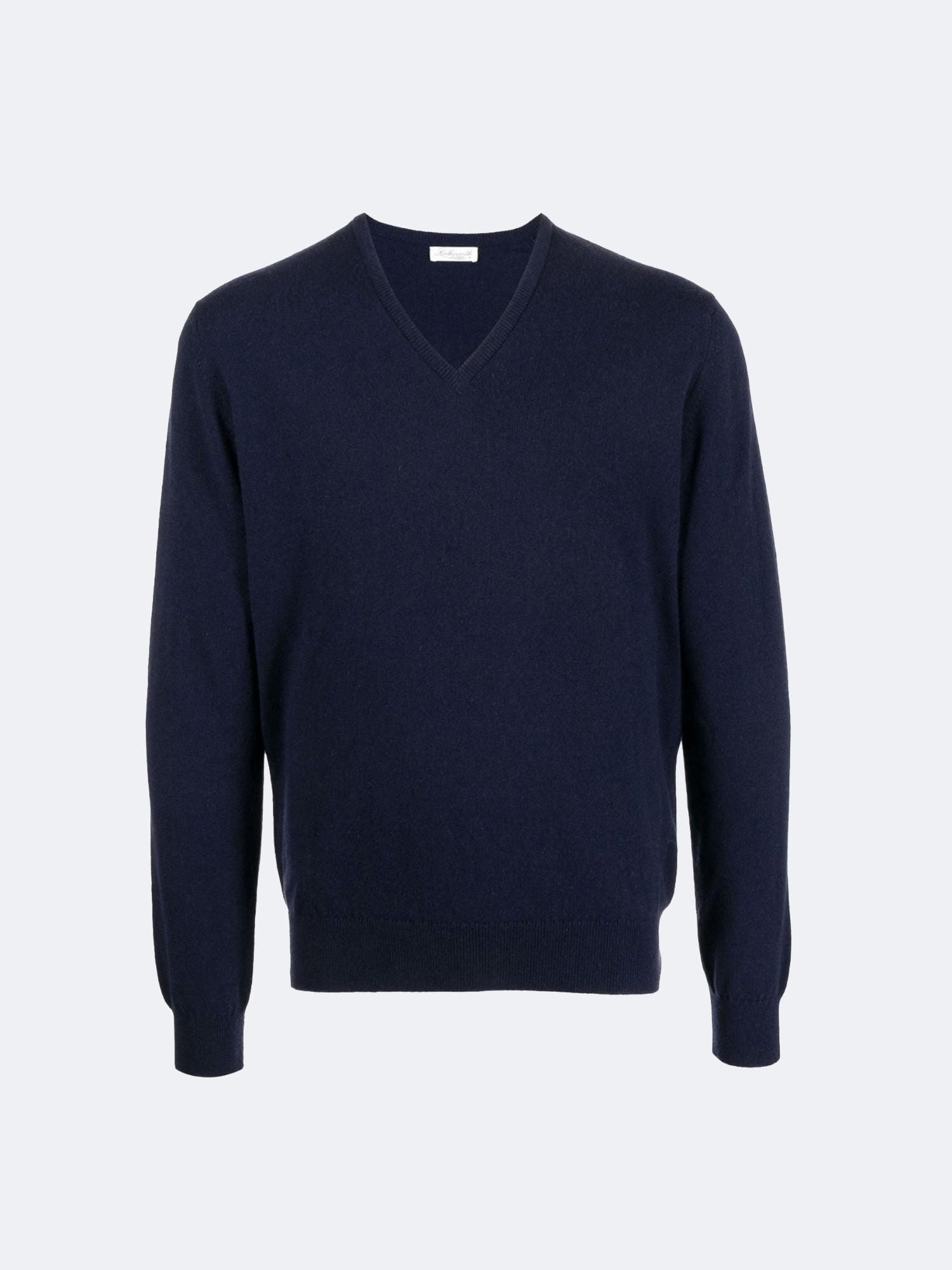 CASHMERE V-NECK SWEATER NAVY