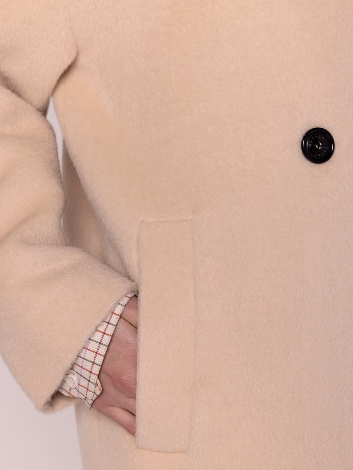 UNIFACE WOOL COAT OAT - Image 5
