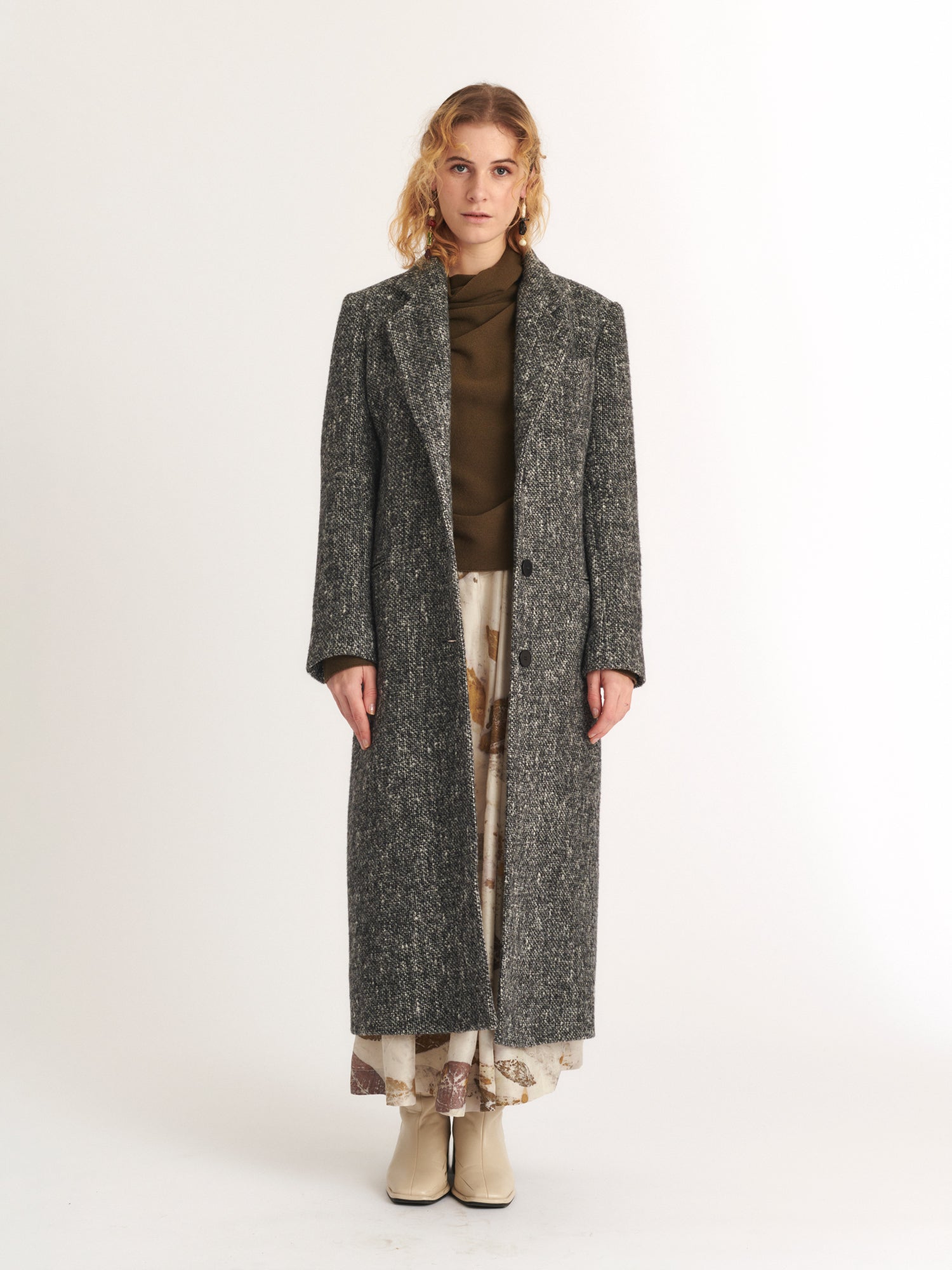 MARLENE WOOL COAT GREY - Image 2