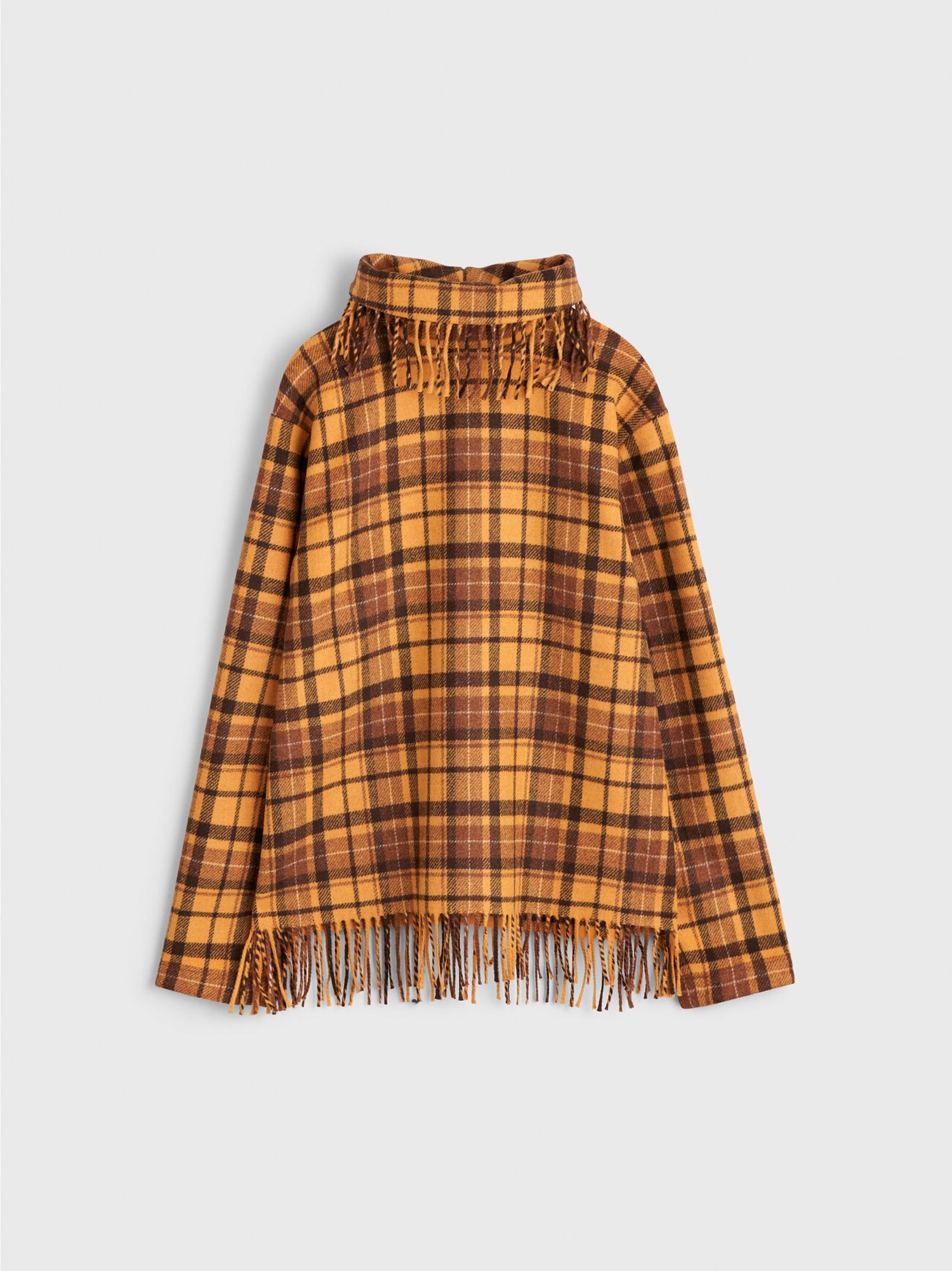 SAVAGE FRINGED PULL OVER CACAO - Image 5