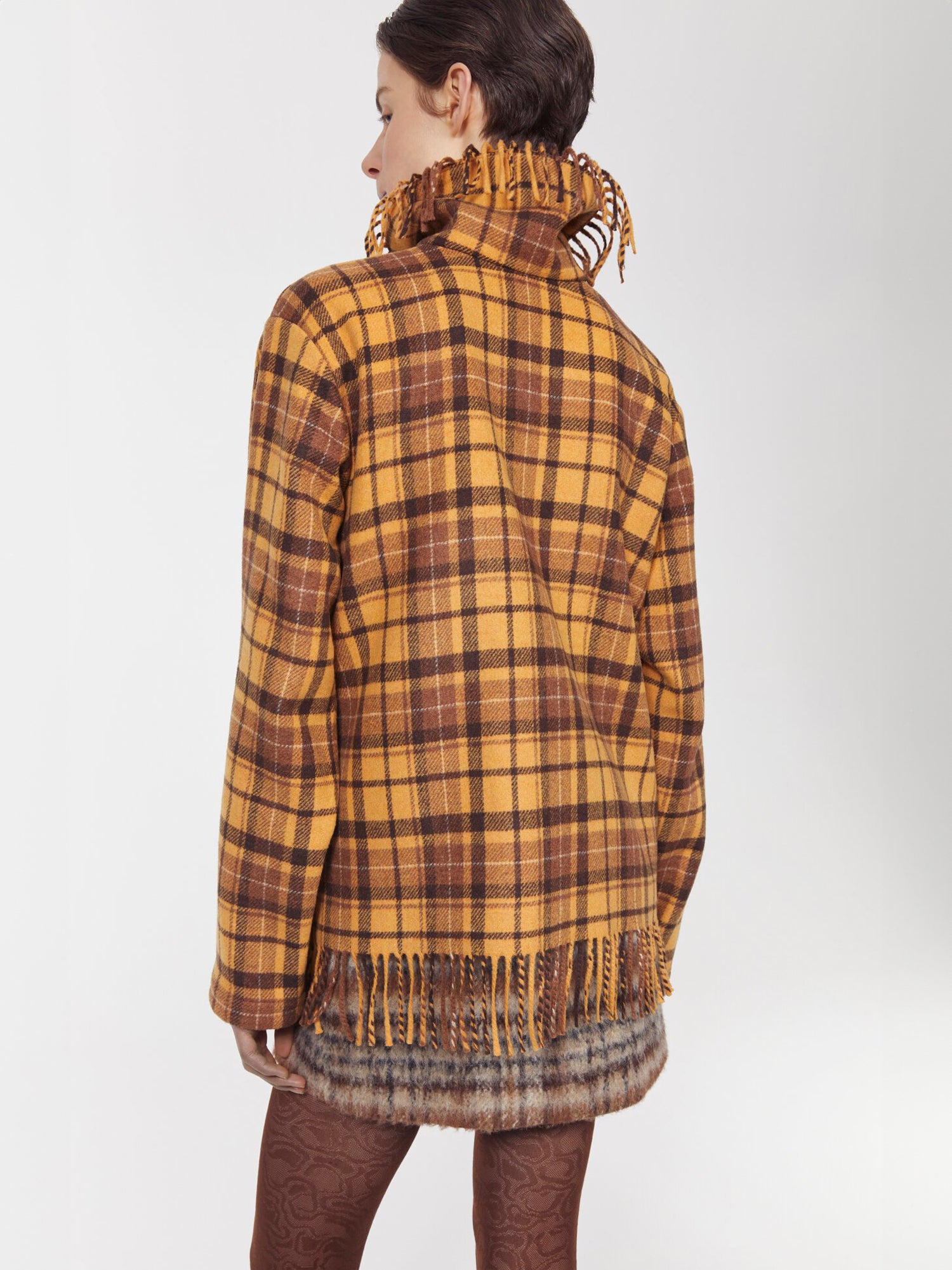 SAVAGE FRINGED PULL OVER CACAO - Image 3