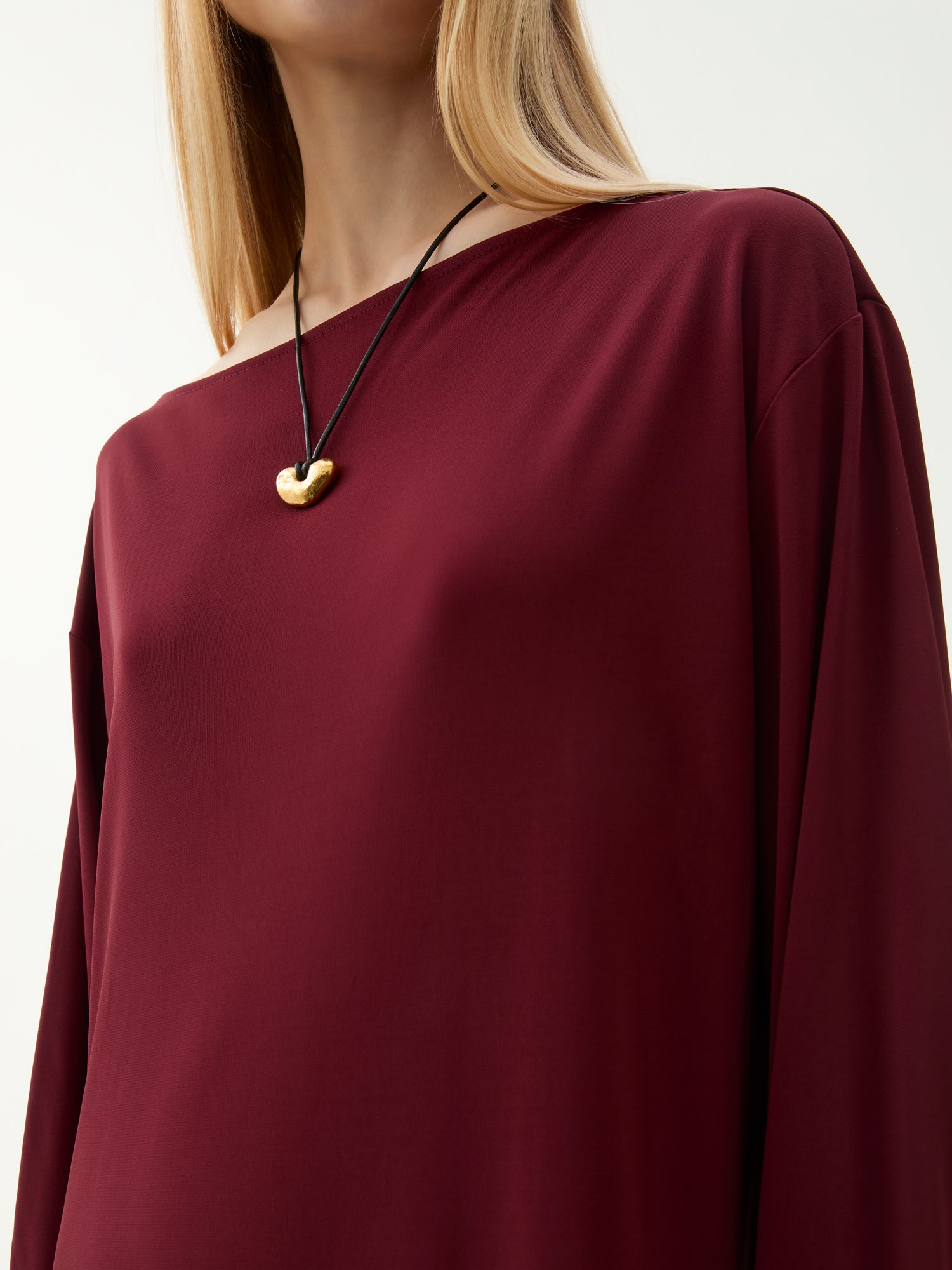 LAURA MAXI DRESS BURGUNDY - Image 5