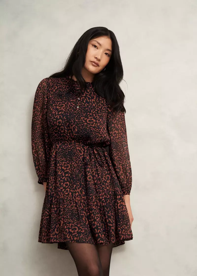 Monikah Dress, Black Copper, hi-res