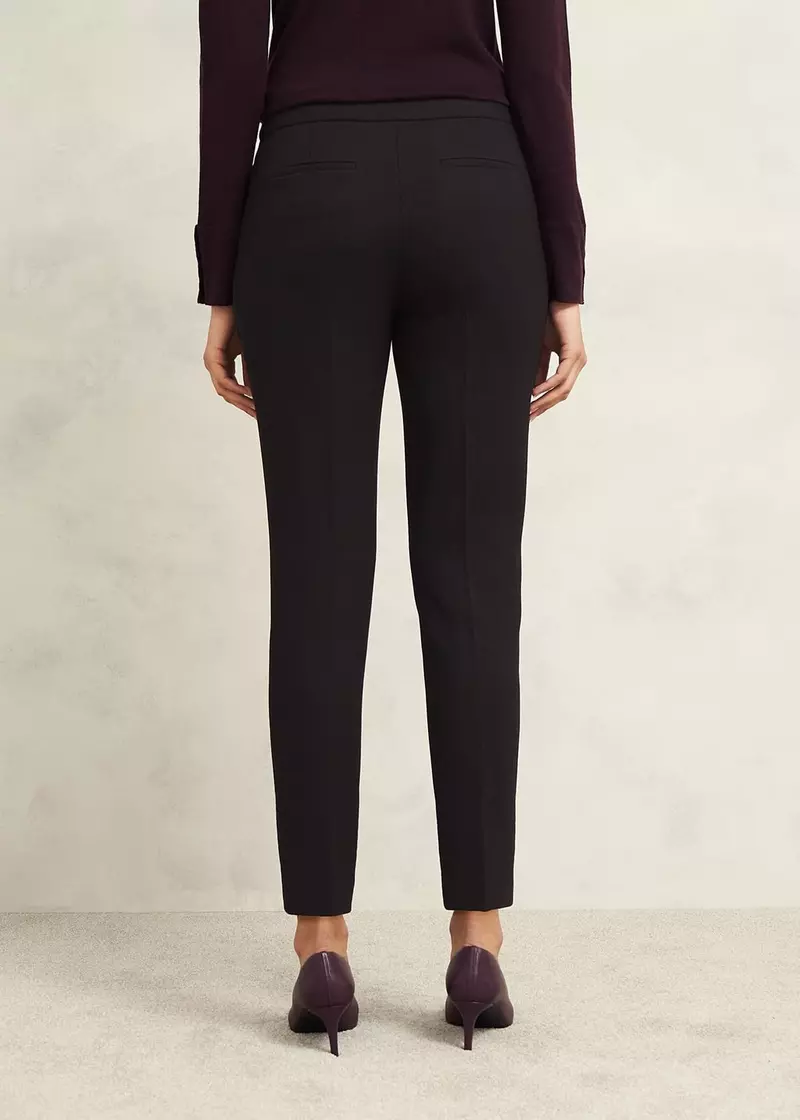Petite Mia Slim Trousers, Black, hi-res