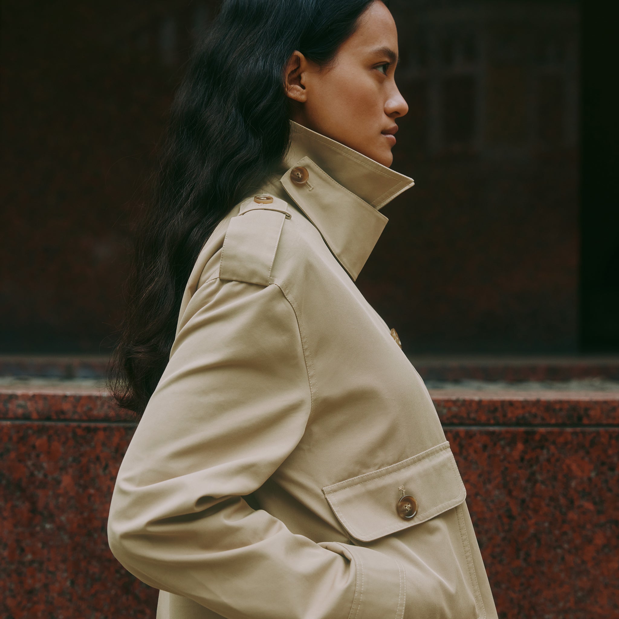 Short Trench Jacket