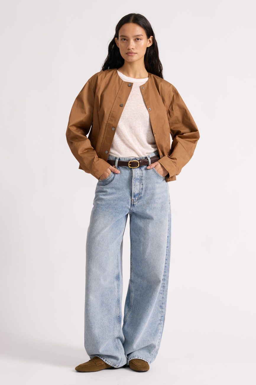 Pleat Hem Jacket