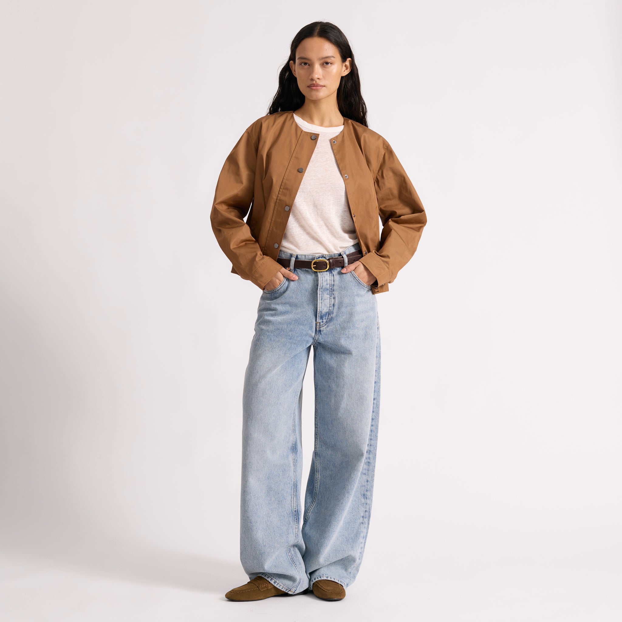 Pleat Hem Jacket