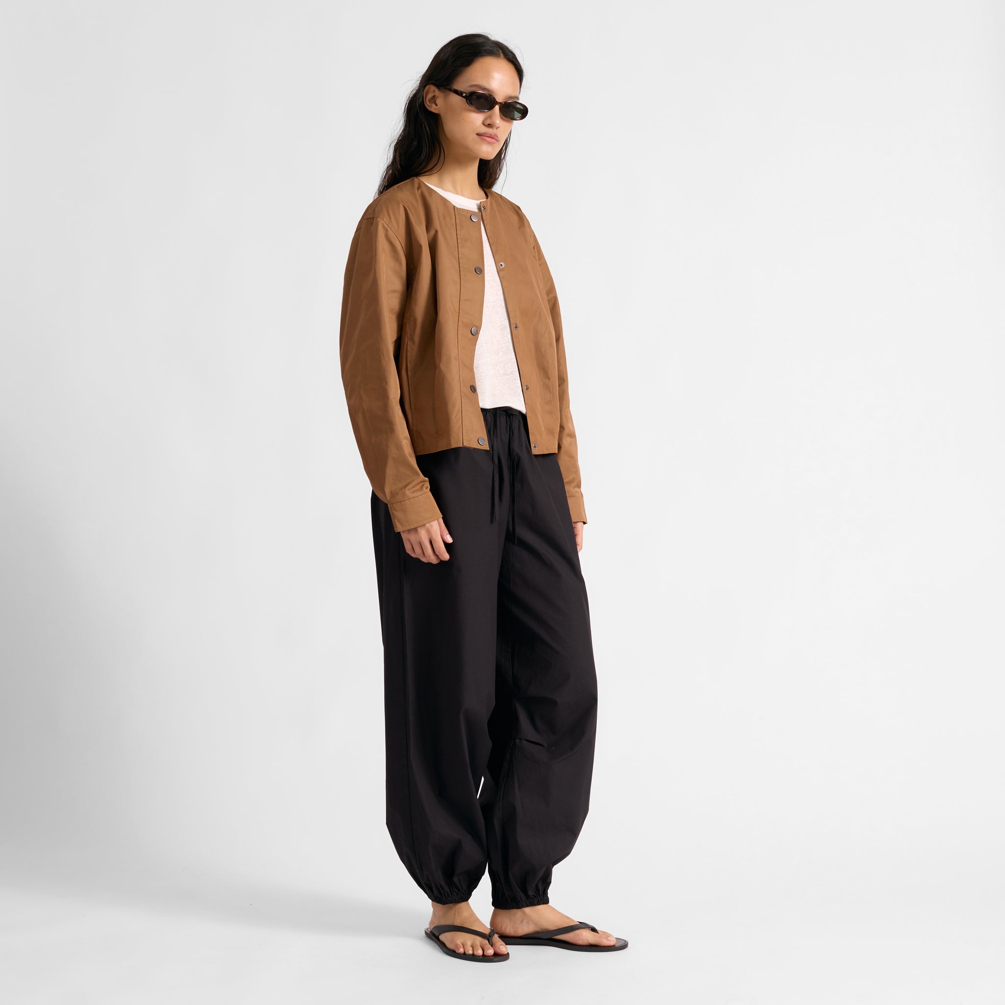 Pleat Hem Jacket
